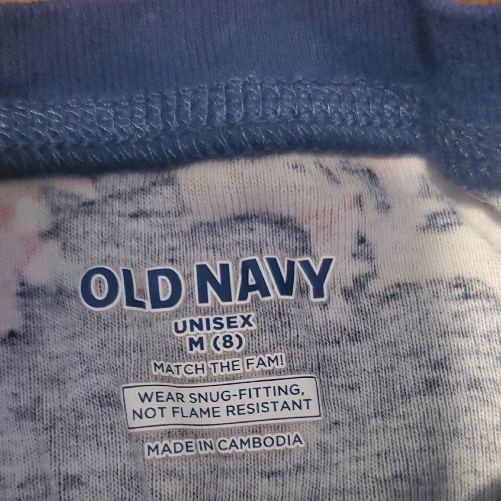 Old Navy Kids Blue Festive Pajama Set